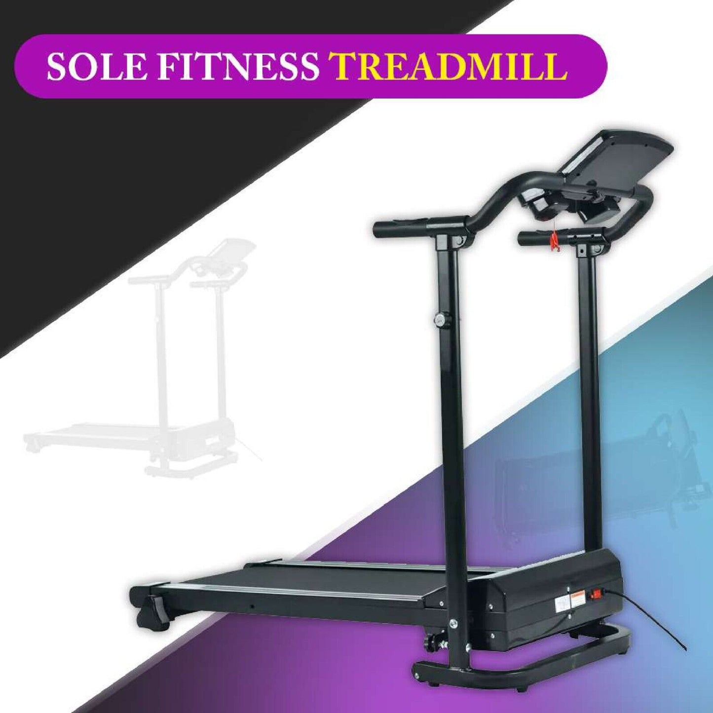 Treadmill Electric Motorized Folding Running Jogging Machine Home Gym Fitness