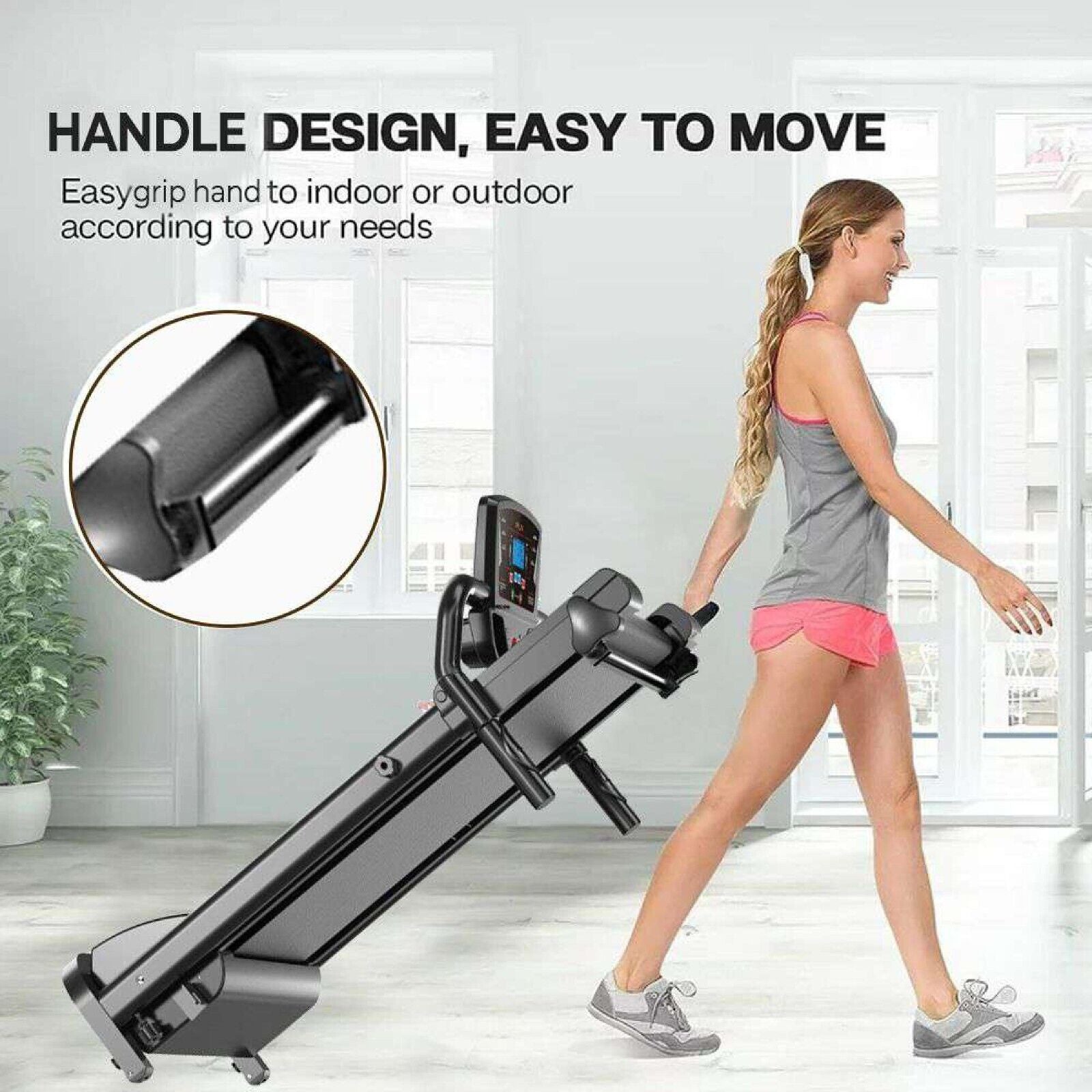 Treadmill Electric Motorized Folding Running Jogging Machine Home Gym Fitness